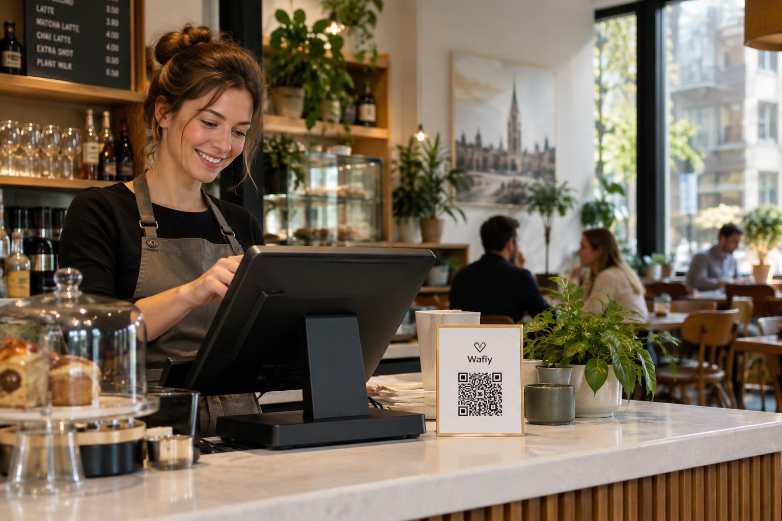 Un commerce de proximité et son comptoir